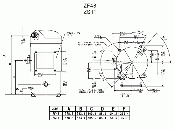 Компрессор «Copeland» ZS11M4E-TWD-551